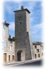 Baix :La tour de l'Horloge