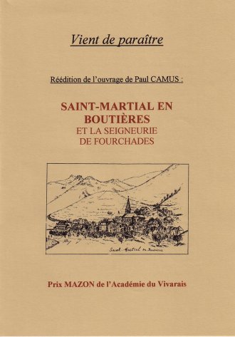 Saint-Martial en Boutières et la Seigneurie de Fourchades