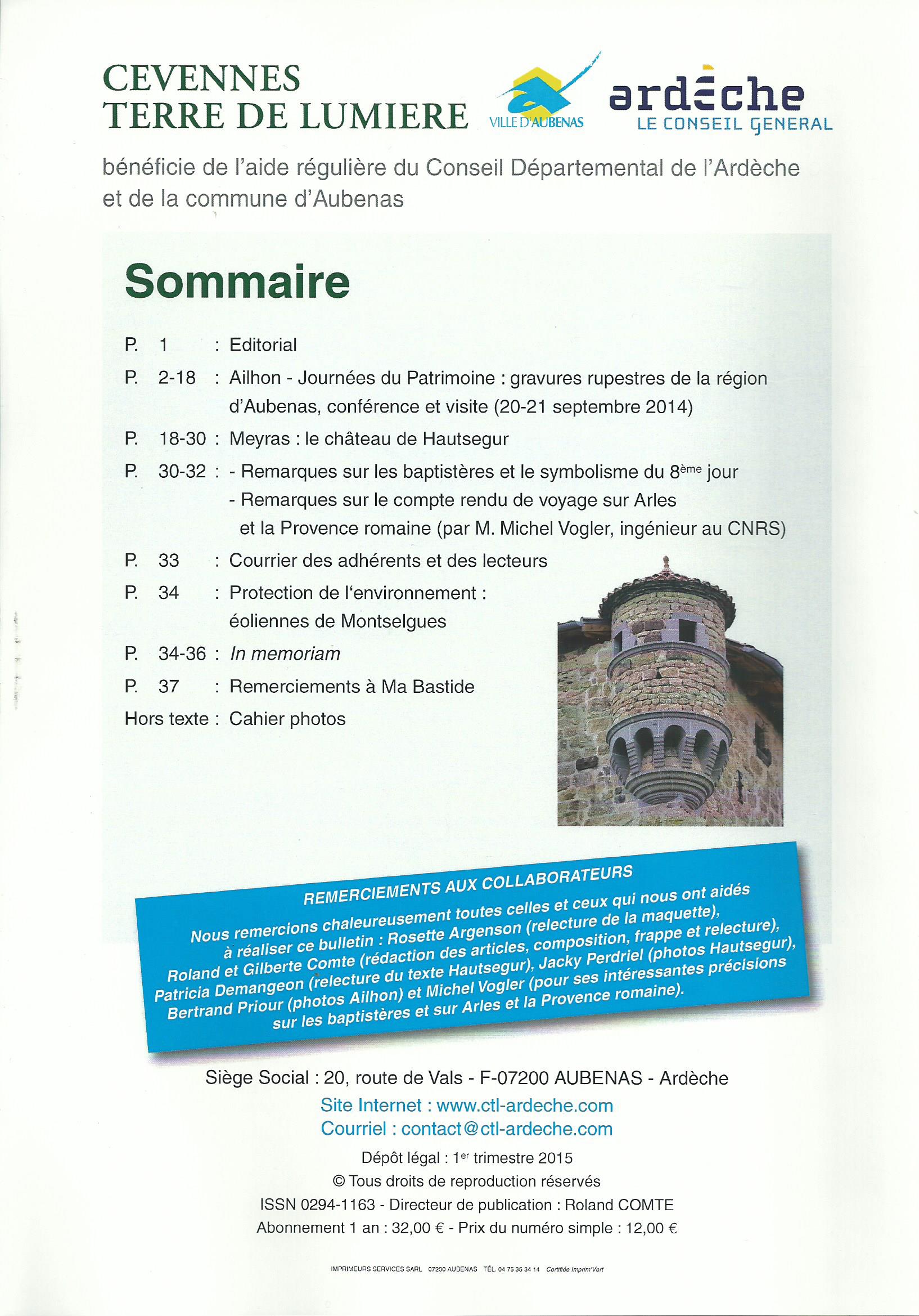 bulletin n°1/2015 verso