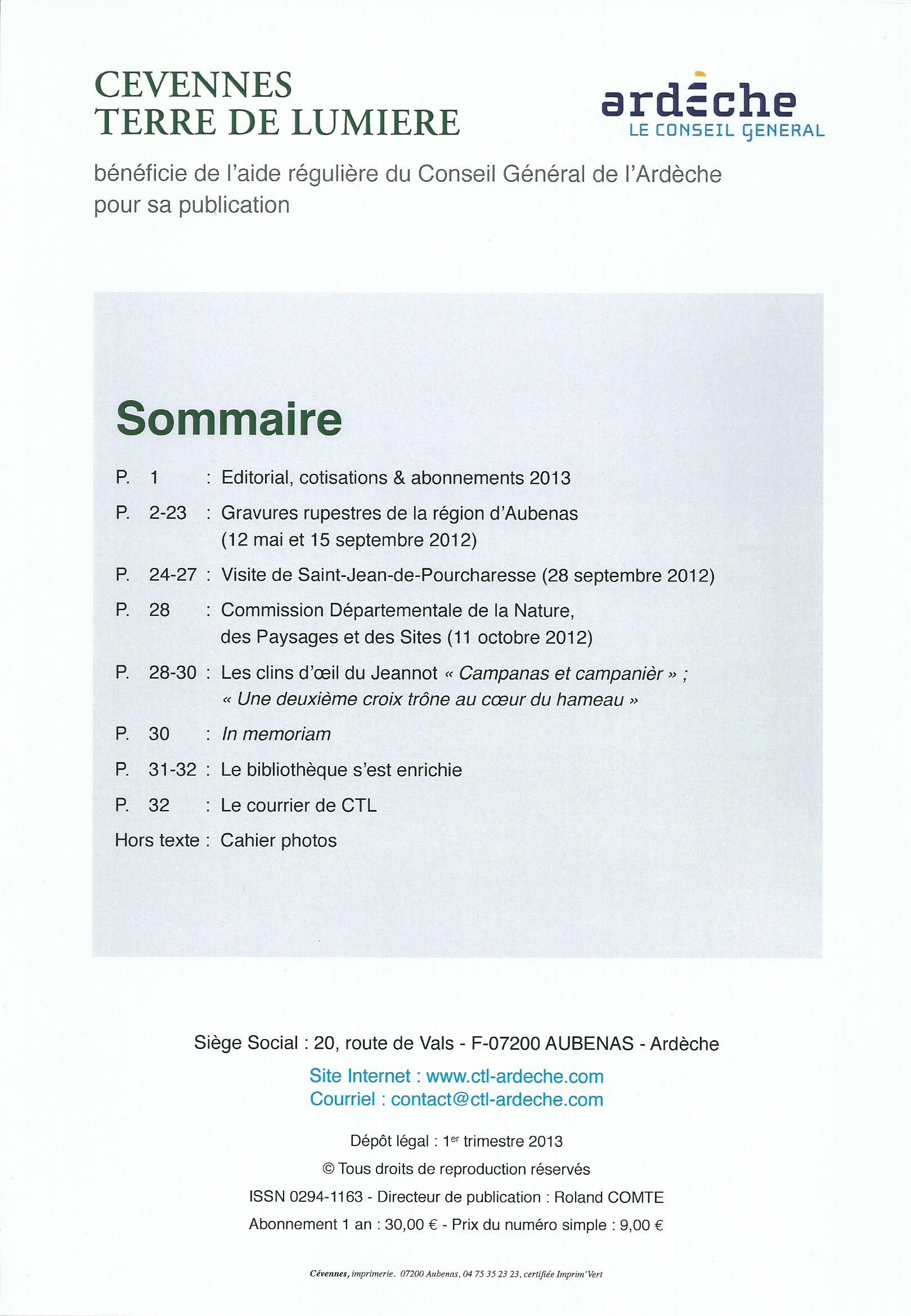 bulletin n°1/2013 verso